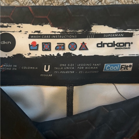 Drakon Superman Leggings - Picture 3 of 4